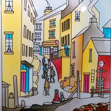 Технология заливных витражей