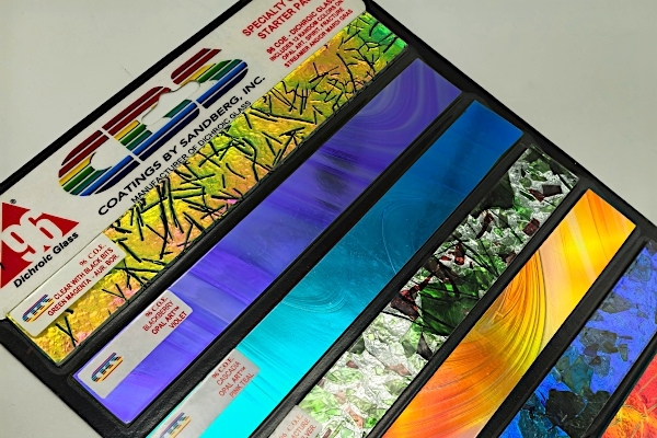 Дихроичное стекло для фьюзинга: наборы и фритта. Поступление из Америки