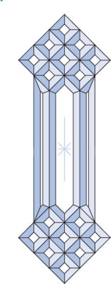 Бевелс AV340 (19 элементов) 212 х 624 мм