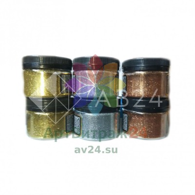 Глиттер (блестки) синий 60 г