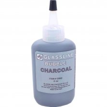 Краска для фьюзинга GlassLine эффект пузырей Charcoal угольный черный