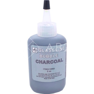 Краска для фьюзинга GlassLine эффект пузырей, черный (BUBBLE CHARCOAL) 56 г