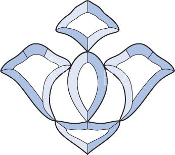 Бевелс AV80 фрамужный (5 элементов) 202 х 179 мм