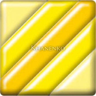 Фьюзинг квадрат DFTА 004 цвета желтые полосы, 4 см