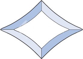 Бевелс AV167 звезда 112 х 80 мм