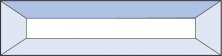 Бевелс AV252 прямоугольник 38 х 152 мм