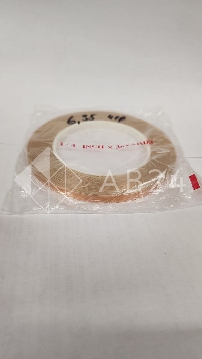 Медная фольга с черной подложкой КНР 6,35 мм