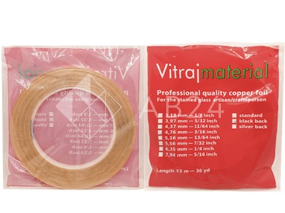 Медная фольга стандарт VitrajMaterial 7,94 мм