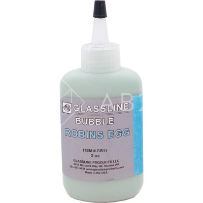 Краска для фьюзинга GlassLine эффект пузырей, голубой (BUBBLE ROBINS EGG) 56 г