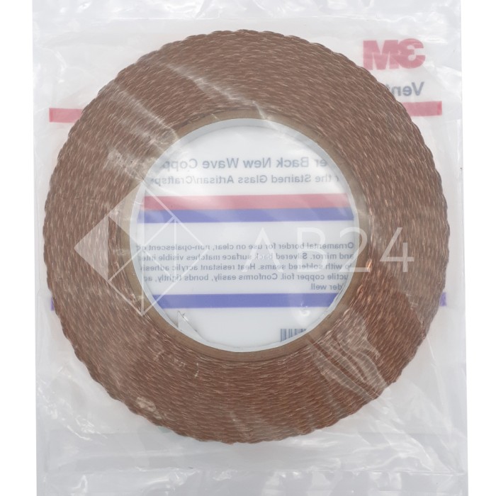 Медная фольга волнистая с серебряной подложкой 3M Venture Tape 7,93 мм