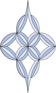 Бевелс AV348 (16 элементов) 200 х 332 мм