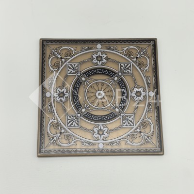 Декор стекла бронза 105 х 105 мм D65