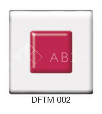 Фьюзинг квадрат DFTM 002 прозрачно-бардового цвета, 6 см