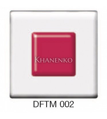 Фьюзинг квадрат DFTM 002 прозрачно-бардового цвета, 6 см 