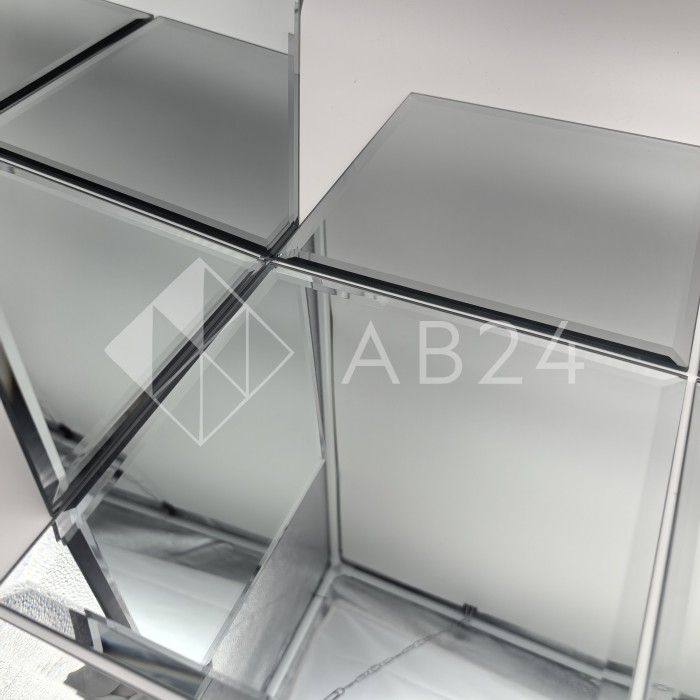 AV401: Зеркальная плитка с фацетным краем 200х200 мм, набор 10 шт