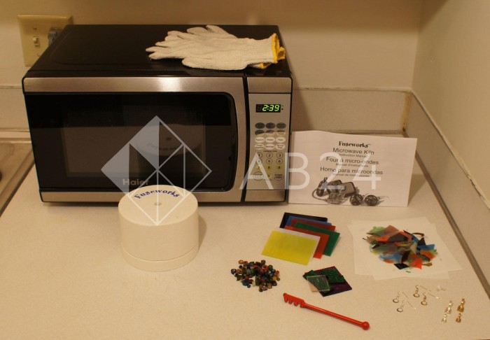 Печь для фьюзинга в микроволновке Ø19,5 см со Стартовым набором АВ24