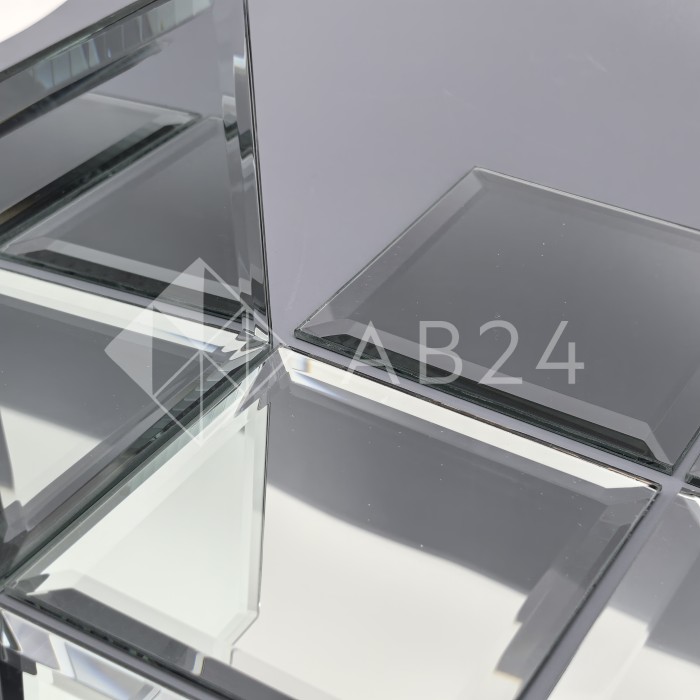 AV403: Зеркальная плитка с фацетным краем 100х100 мм, набор 10 шт