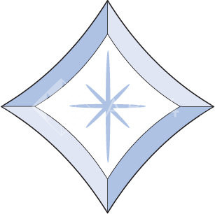 Бевелс AV173 звезда 125 х 125 мм