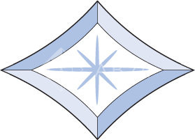 Бевелс AV174 звезда 112 х 80 мм