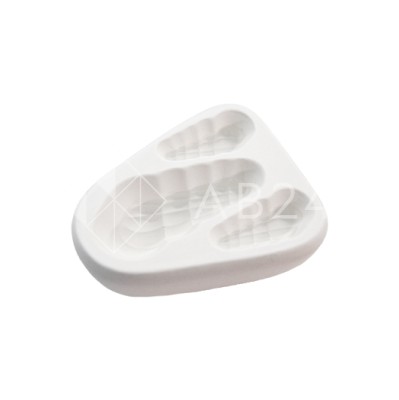 Форма для фьюзинга Ракушка трехместная (бижутерия)