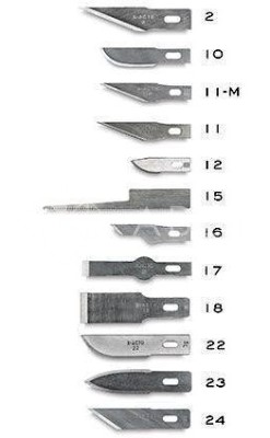 Набор из 5 сменных лезвий к ножу Excel №19