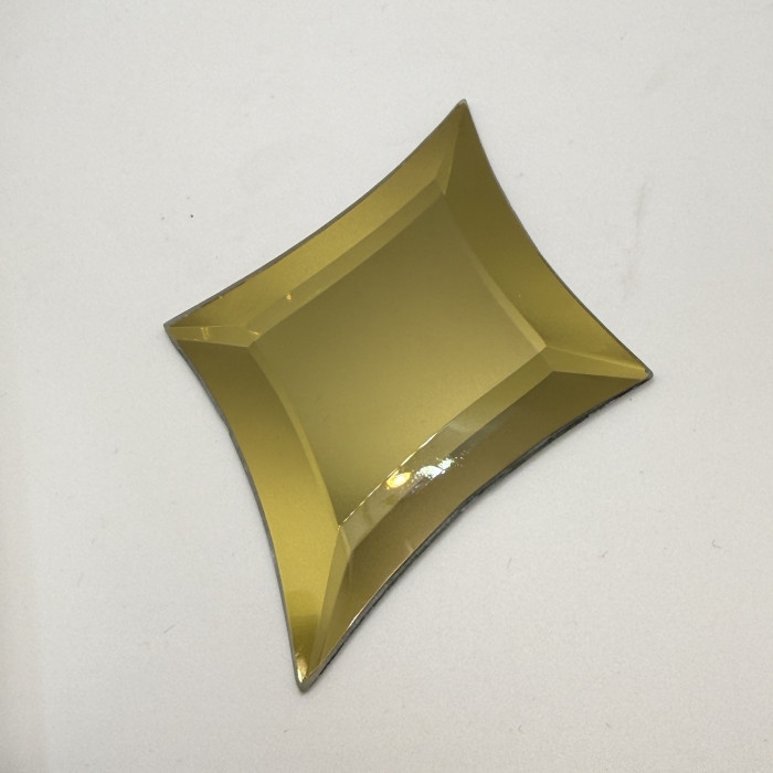 Бевелс AV167 gold звезда 112 x 80 мм