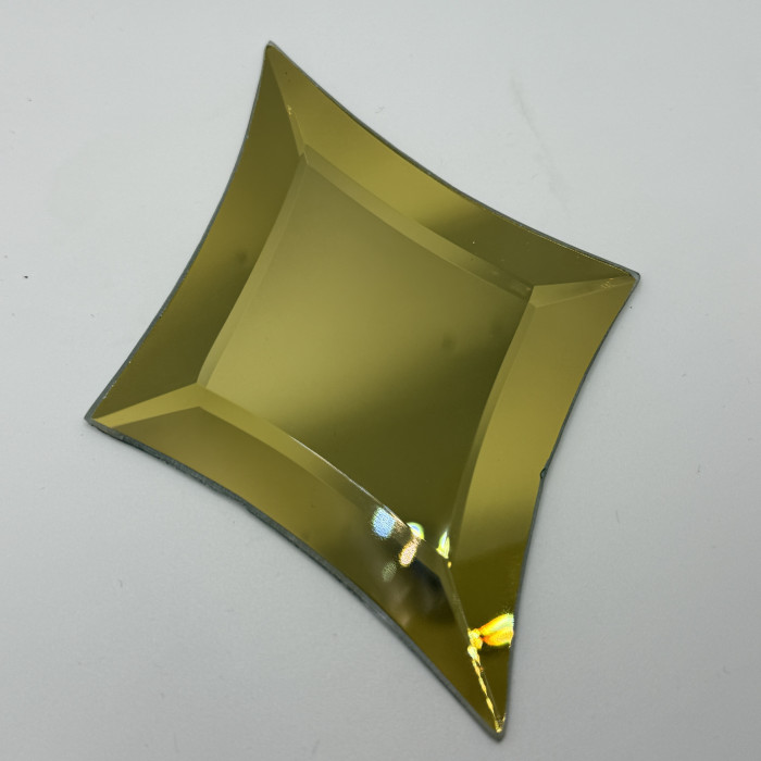 Бевелс AV167 gold звезда 112 x 80 мм