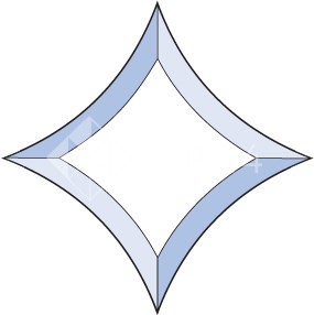 Бевелс AV175 звезда 115 х 115 мм