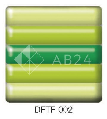 Фьюзинг квадрат DFTF 002 зеленого цвета, 6 см