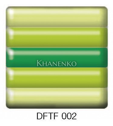 Фьюзинг квадрат DFTF 002 зеленого цвета, 6 см