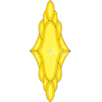 Бевелс AV170 gold (15 элементов) 276 x 679 мм