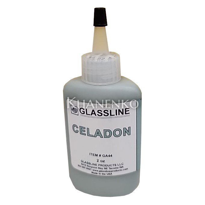Краска для фьюзинга GlassLine, мятная (CELADON), 56 г