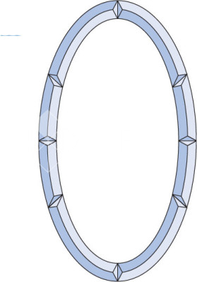 Бевелс AV354 (8 элементов) 337 х 600 мм
