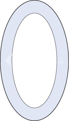 Бевелс AV96 овал 76 х 127 мм