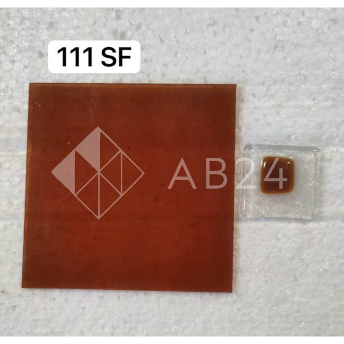 Стекло для фьюзинга 111SF (Китай), четверть листа - 39 х 48 см.
