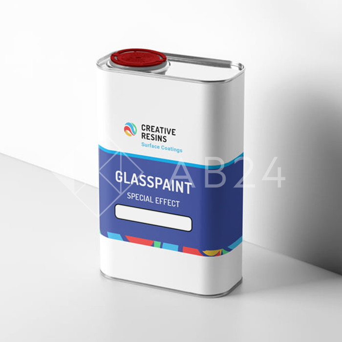 Премикс эффекта GlassPaint Глиттеры Серебряные база (Glitter Silver base), 1 л