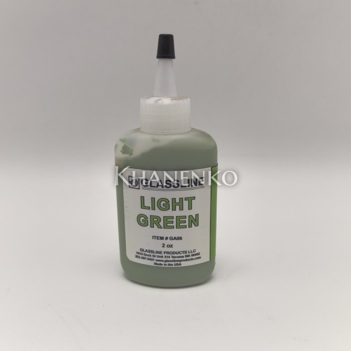 Краска для фьюзинга GlassLine, светло-зеленый (LIGHT GREEN), 56 г