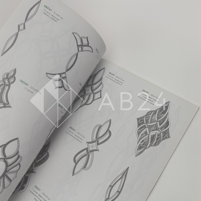 Каталог Vitrajmaterial коллекция фацетов