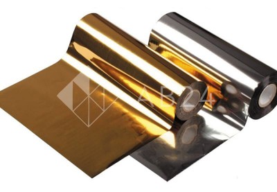 Фольга для горячего тиснения  100 мм, 120 м, серебряная