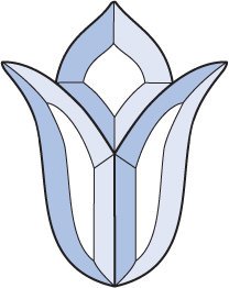 Бевелс AV268 (3 элемента) 120 х 153 мм