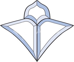 Бевелс AV36 фрамужный (3 элемента) 182 х 153 мм