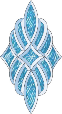 Бевелс AV181G (13 элементов) 283 х 520 мм