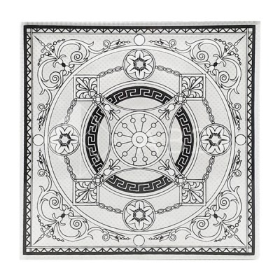 Декор стекла серебро 105 х 105 мм D65