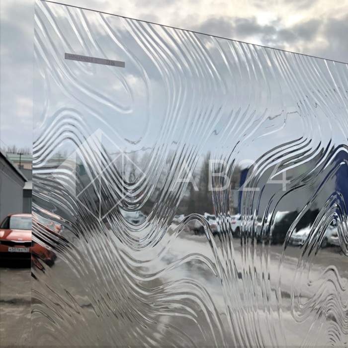 Стекло витражное AV Barnwood, целый лист - 100 х 78 cм.