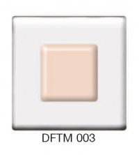 Фьюзинг квадрат DFTM 003 прозрачно-розового цвета, 6 см