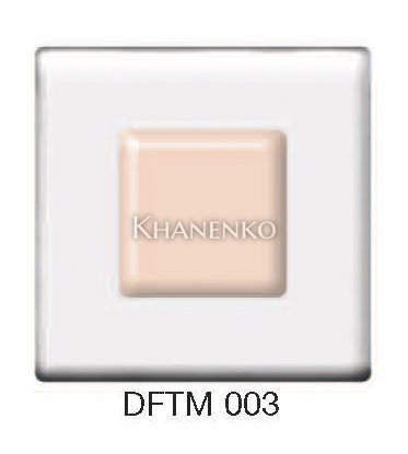 Фьюзинг квадрат DFTM 003 прозрачно-розового цвета, 6 см