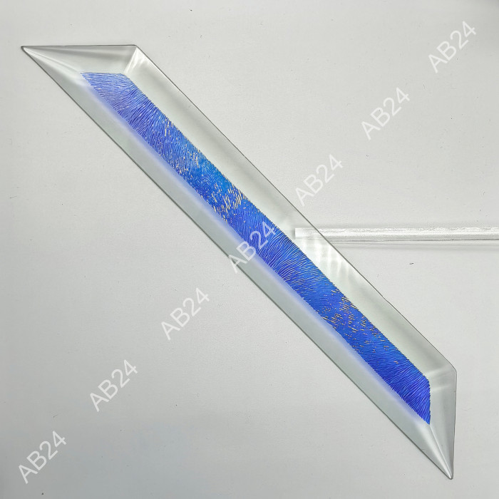 Бевелс AV121 дихроичный 36 х 267 мм синяя шиншилла