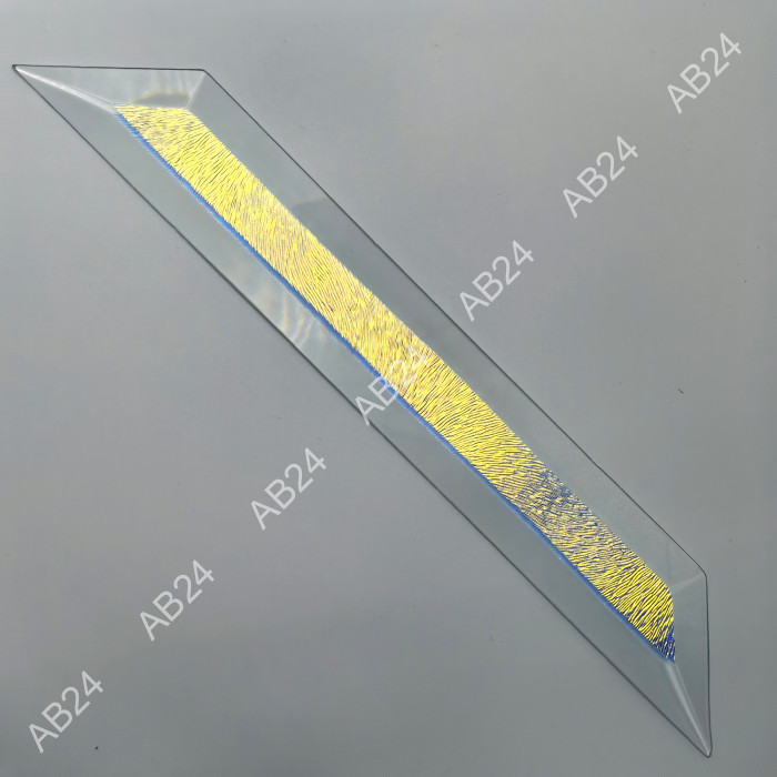 Бевелс AV121 дихроичный 36 х 267 мм синяя шиншилла