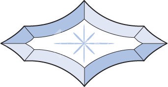 Бевелс AV104 дизайнерский 145 х 75 мм