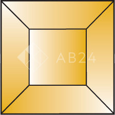 Бевелс AV276 квадрат бронзовый 51 х 51 мм